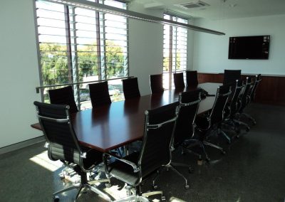 Meeting room with Breezway Louvres