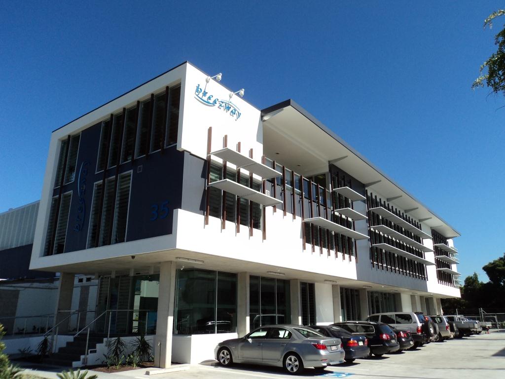 Breezway Office, Showcasing Louvre Windows, Australia New Zealand