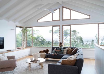Breezway louvres up high allow heat to escape